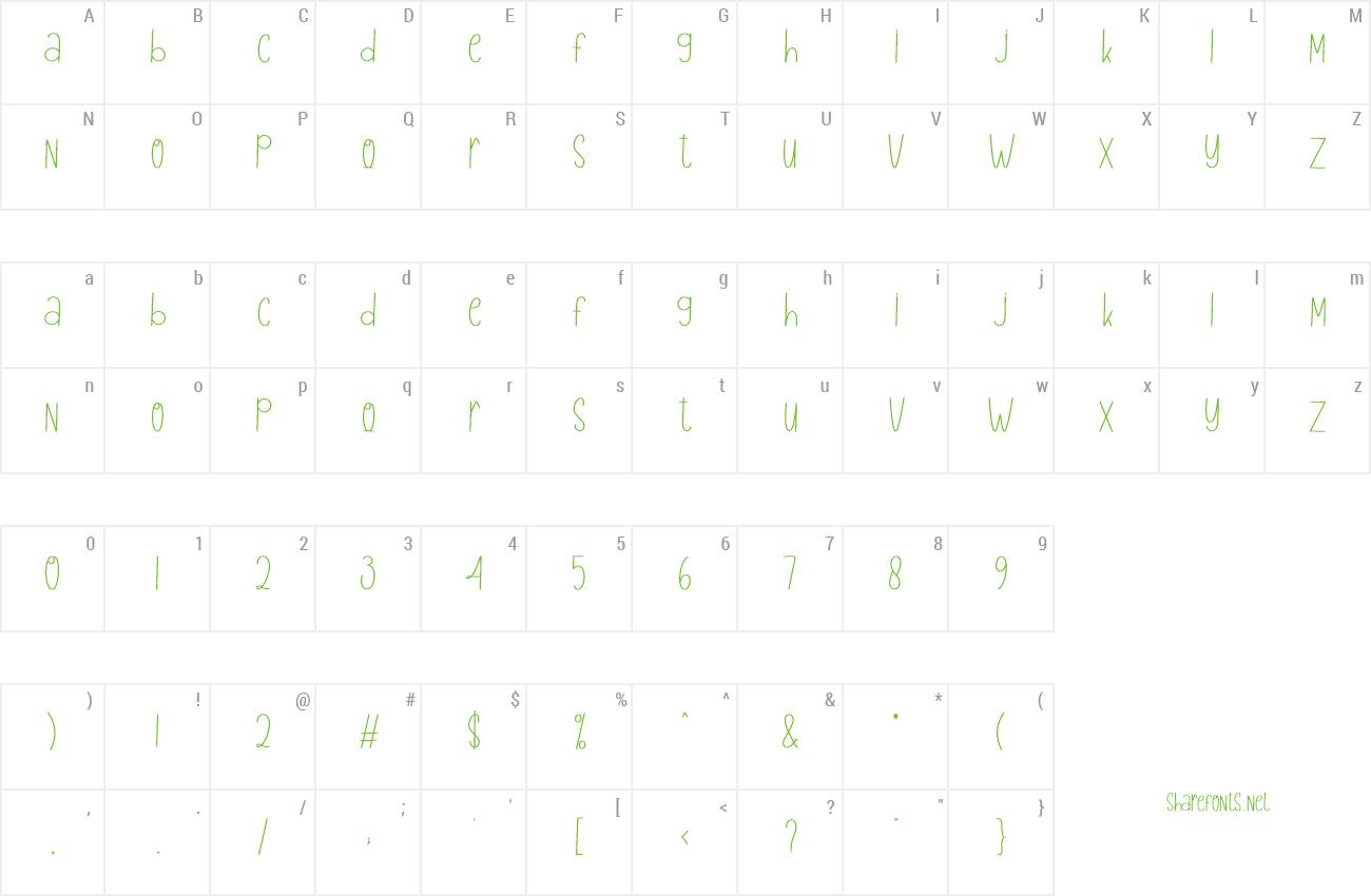 Font Play Zone preview